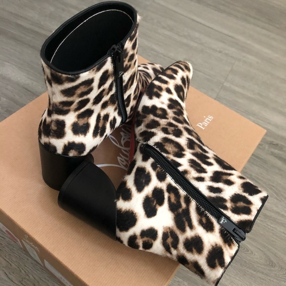❤️Christian Louboutin Leopard Boots - Picture 12 of 12